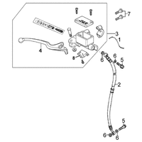 Hauptbremszylinder vorne