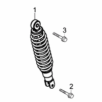 Stossdämpfer hinten