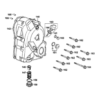Kurbelgehäusedeckel rechts
