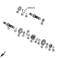 GETRIEBE I / ANTRIEBSWELLE