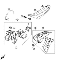 TANK / SITZBANK / VERKLEIDUNG