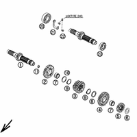 GETRIEBE I / ANTRIEBSWELLE