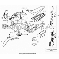 VERKLEIDUNG / SITZBANK / KRAFTSTOFFTANK
