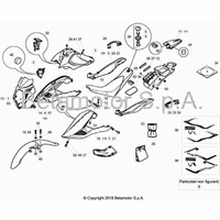 VERKLEIDUNG / SITZBANK / KRAFTSTOFFTANK
