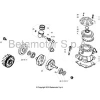 KURBELWELLE/KOLBEN/AUSGLEICHSWELLE