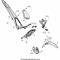 VERKLEIDUNG/SITZBANK/TANK