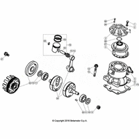 KURBELWELLE/KOLBEN/AUSGLEICHSWELLE