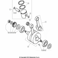 KURBELWELLE/KOLBEN/AUSGLEICHSWELLE