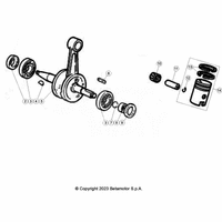 KURBELWELLE/KOLBEN/AUSGLEICHSWELLE