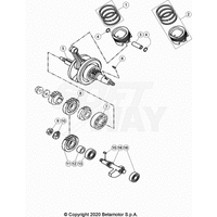 KURBELWELLE/KOLBEN/AUSGLEICHSWELLE