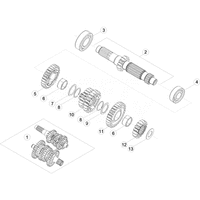 GETRIEBE - ANTRIEBSWELLE