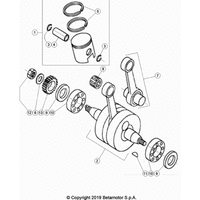KURBELWELLE/KOLBEN/AUSGLEICHSWELLE