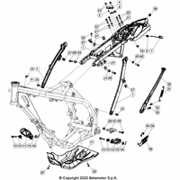 HECKRAHMEN/FUSSRASTEN/SEITENSTÄNDER