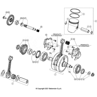 KURBELWELLE/KOLBEN/AUSGLEICHSWELLE