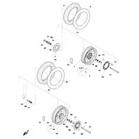 HINTERRAD / VORDERRAD RAHMENNUMMER ZD3T2002180000129 - ZD3T2002190000290
