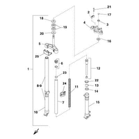 VORDERRADGABEL AB RAHMENNUMMER ZD3BE0013B0200849