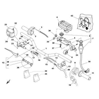 LENKER / BEDIENUNGSELEMENTE BIS RAHMENNUMMER ZD3BE0013B0200848