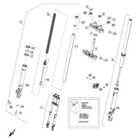 VORDERRADGABEL RAHMENNUMMER ZD3E20011B0000646-ZD3E20011B0000720