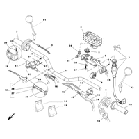 LENKER / BEDIENELEMENTE RAHMENNUMMER ZD3E20011B0000646-ZD3E20011B0000720