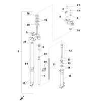 VORDERRADGABEL AB RAHMENNUMMER ZD3BE0011B0003442