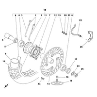 VORDERRAD AB RAHMENNUMMER ZD3BE0011B0003442