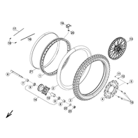 VORDERRAD BIS RAHMENNUMMER ZD3C20001D0200875