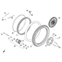 VORDERRAD AB RAHMENNUMMER ZD3C20001D0200876