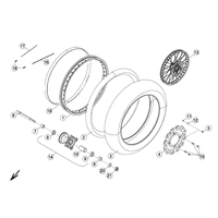 VORDERRAD BIS RAHMENNUMMER ZD3C20002C0500735