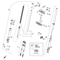 VORDERRADGABEL RAHMENNUMMER ZD3C20002B0400001-ZD3C20002B0400185