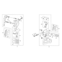 BREMSSATTEL VORNE / HINTEN