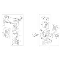 BREMSSATTEL VORNE / HINTEN