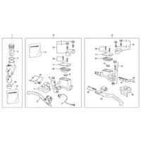 HAUPTBREMSZYLINDER VORNE / BREMSSATTEL HINTEN