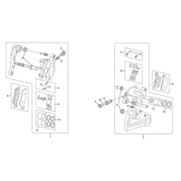 BREMSSATTEL VORNE / HINTEN
