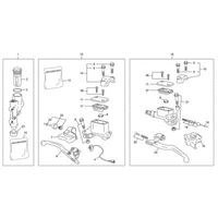 HAUPTBREMSZYLINDER VORNE / BREMSSATTEL HINTEN