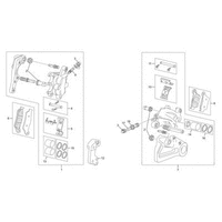 BREMSSATTEL VORNE / HINTEN