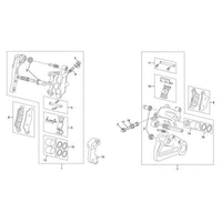 BREMSSATTEL VORNE / HINTEN