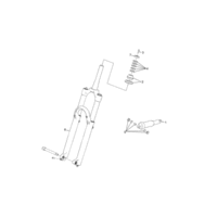 VORDERRADGABEL / STOSSDAEMPFER