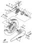 Hinterrad - DT50R - 1992 - Yamaha