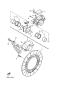 Hinterrad Bremssattel - GENESIS - FZR600 - 1990 - Yamaha