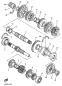 Getriebe - FAZER 600 - FZS600 - 2001 - Yamaha