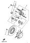 Vorderrad Bremssattel - SR125 - 1992 - Yamaha