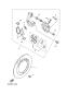 Vorderrad Bremssattel - SR125 - 2000 - Yamaha