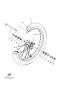 Vorderrad 2 - TT-R125LW - 2001 - Yamaha