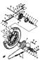 Hinterrad - TY50 - 1977 - Yamaha