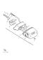 Taillight - VMAX 1200 - VMX12 - 1996 - Yamaha