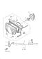 Scheinwerfer - XJ600 DIVERSION - XJ600S - 2000 - Yamaha