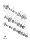 Getriebe - XT350 - 1996 - Yamaha