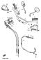 Lenker & Kabel - XT500E - 1991 - Yamaha