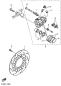 Hinterrad Bremssattel - XT500E - 1994 - Yamaha