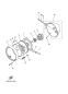 Scheinwerfer - DRAGSTAR 1100 CLASSIC - XVS1100A - 2000 - Yamaha